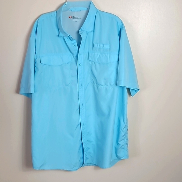american outdorsman Other - The american outdoorsman men's shirt fishing vented mesh lining S XXL turquoise
